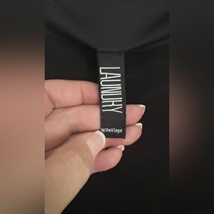 Black Jersey material pull over dress